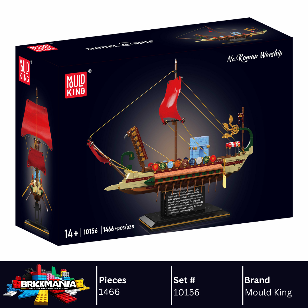 Mould King 10156 Römisches Piratenschiff – 1466 Teile MOC Segelschiff Modell – Technik Bausteine Für Erwachsene & Sammler Mould King 10156 Römisches Piratenschiff – 1466 Teile MOC Segelschiff Modell – Technik Bausteine Für Erwachsene & Sammler