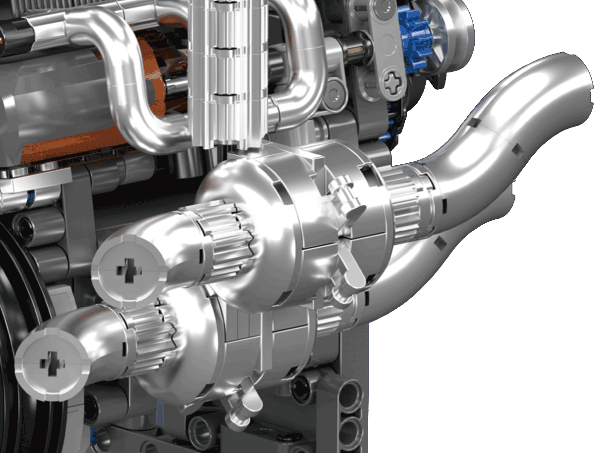 Mould King 10215 Koenig Supercar Engine Building Toy Set | 739 PCS