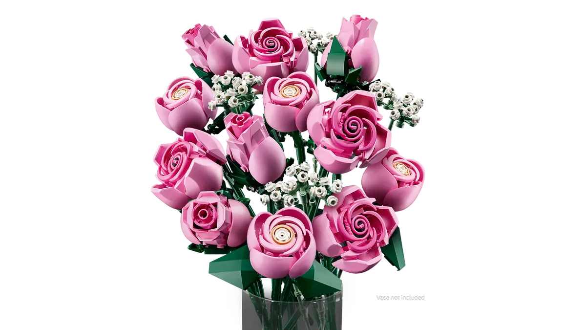 LEGO 10374 Botanicals Bouquet of Pink Roses | 789 PCS
