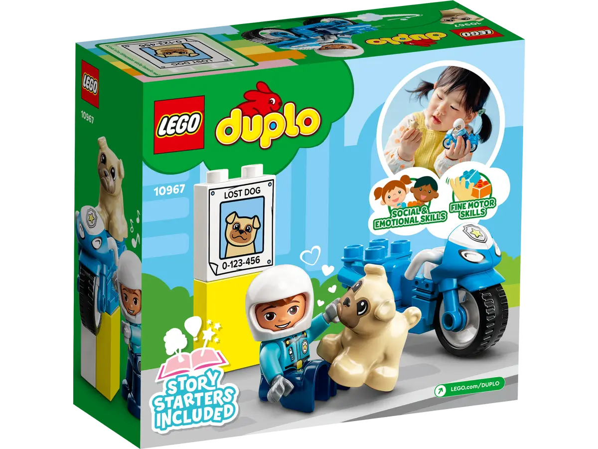 LEGO 10967 Duplo Police Motorcycle | 5 PCS