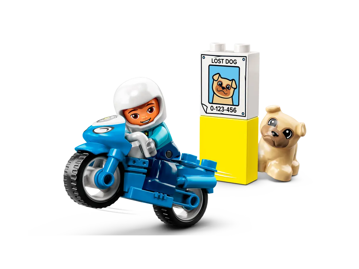LEGO 10967 Duplo Police Motorcycle | 5 PCS