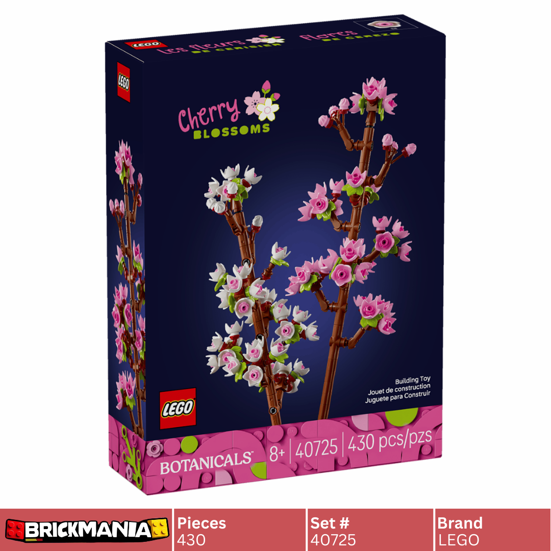 LEGO 40725 Botanicals Cherry Blossoms | 430 PCS – Brickmania
