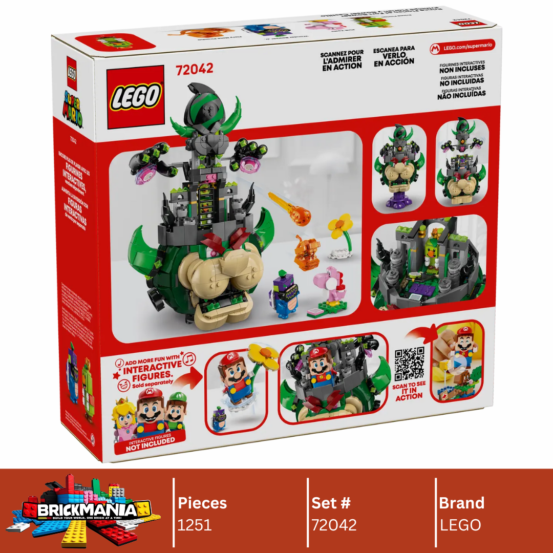 LEGO 72042 Super Mario Prince Florian & Castle Bowser | 1251 PCS