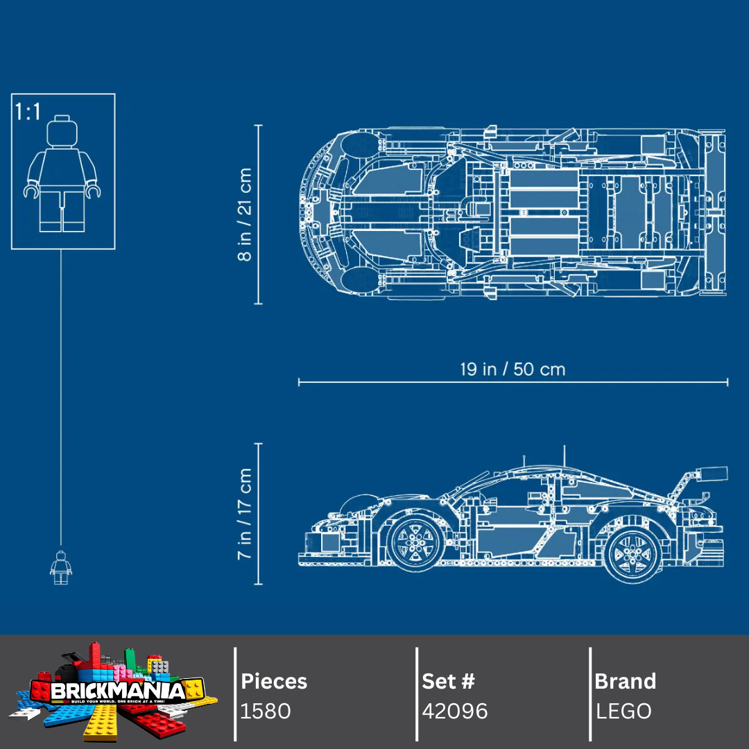 LEGO 42096 Porsche 911 RSR | 1580 PCS