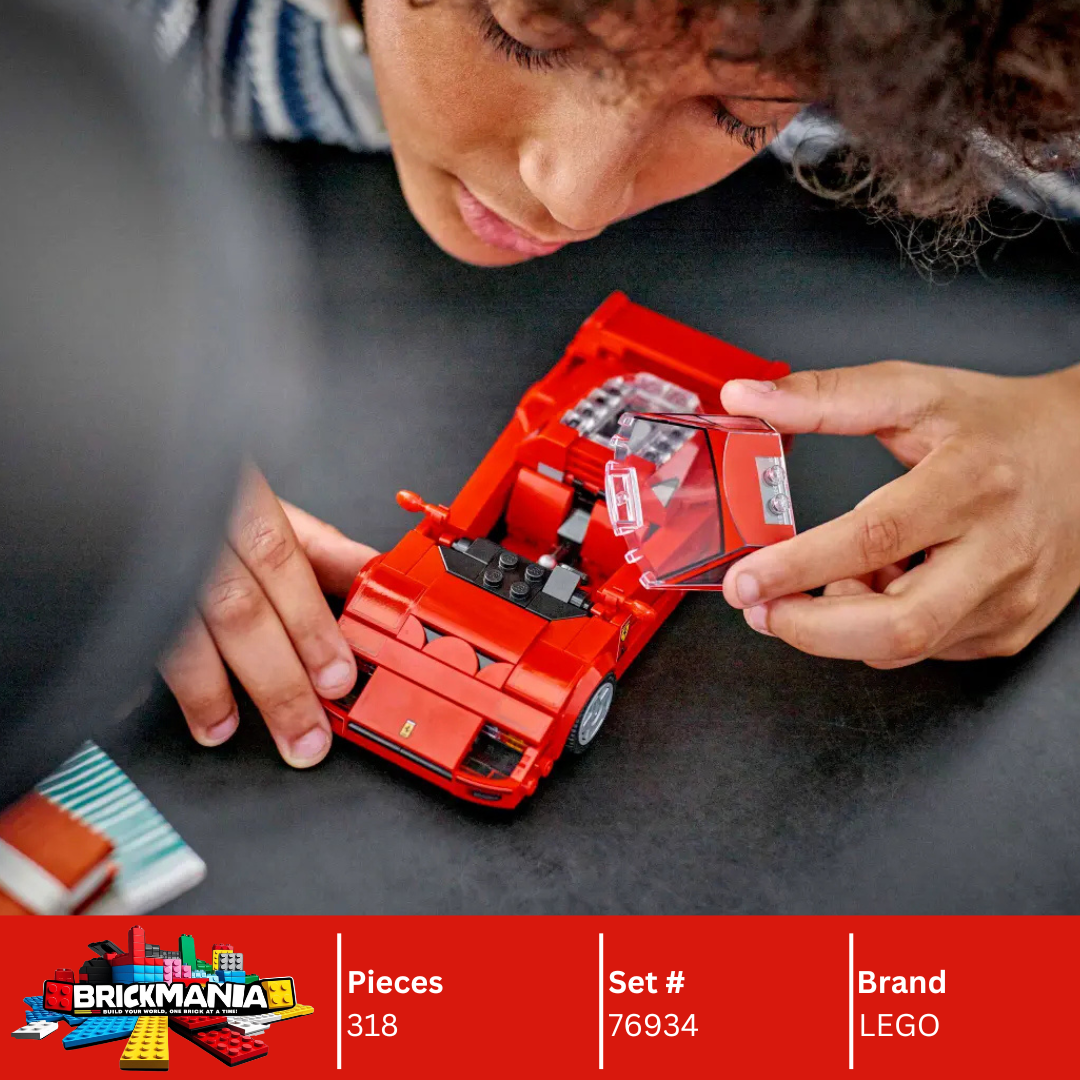 LEGO 76934 Speed Champions Ferrari F40 Supercar | 318 PCS