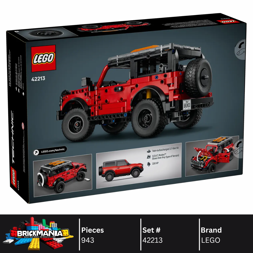 LEGO 42213 Technic Ford Bronco® SUV | 943 PCS