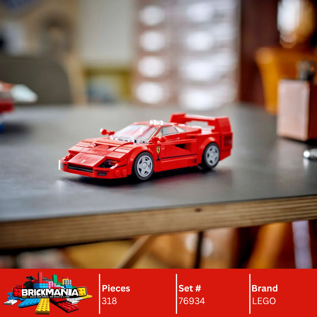 LEGO 76934 Speed Champions Ferrari F40 Supercar | 318 PCS