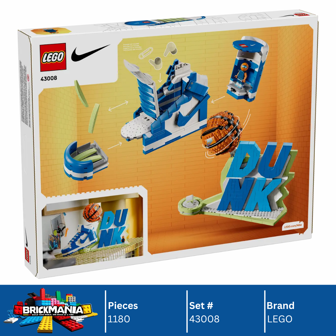 LEGO 43008 Nike Dunk x LEGO® | 1180 PCS