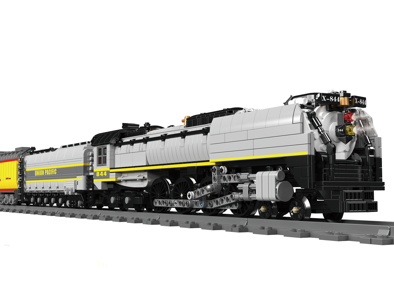 Mould King 12031 Train Union Pacific 844 Steam Locomotive Building Toy Set | 3357 PCS