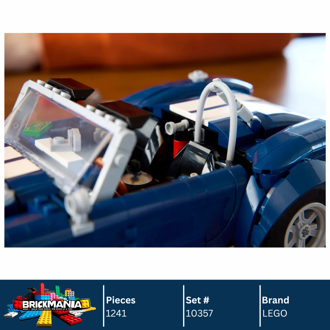 LEGO 10357 Icons Shelby Cobra 427 S/C | 1241 PCS