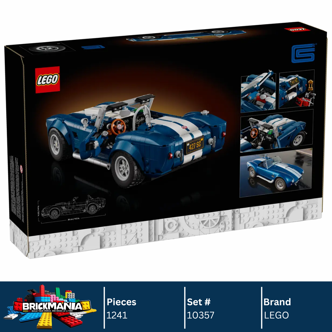 LEGO 10357 Icons Shelby Cobra 427 S/C | 1241 PCS