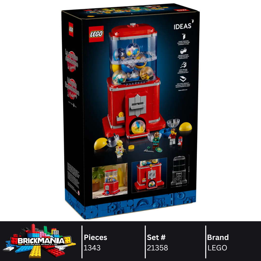 LEGO 21358 Ideas Minifigure Vending Machine | 1343 PCS