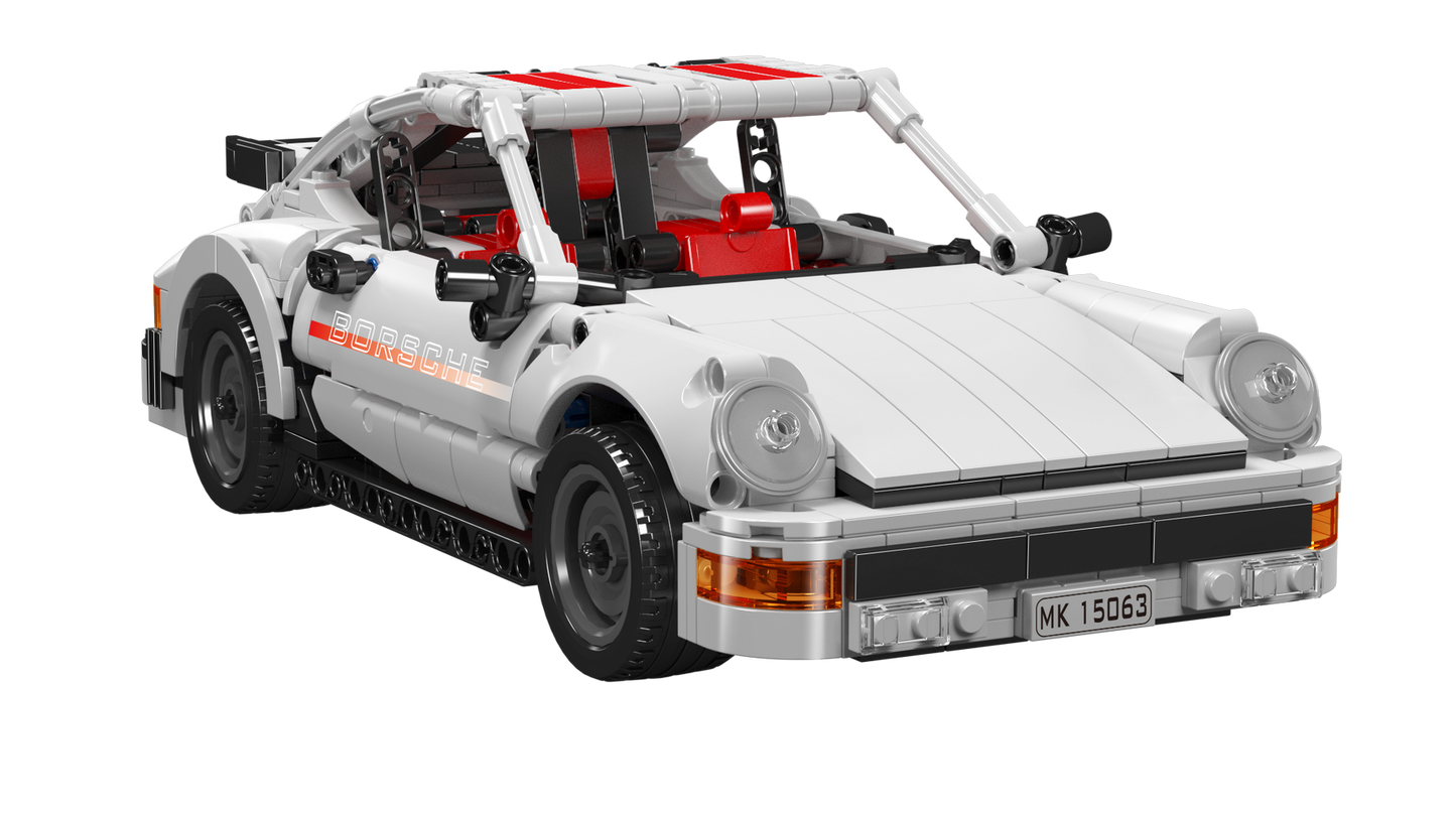 Mould King 15063 911 Pull-Back Sports Car Building Toy Set | 824 PCS