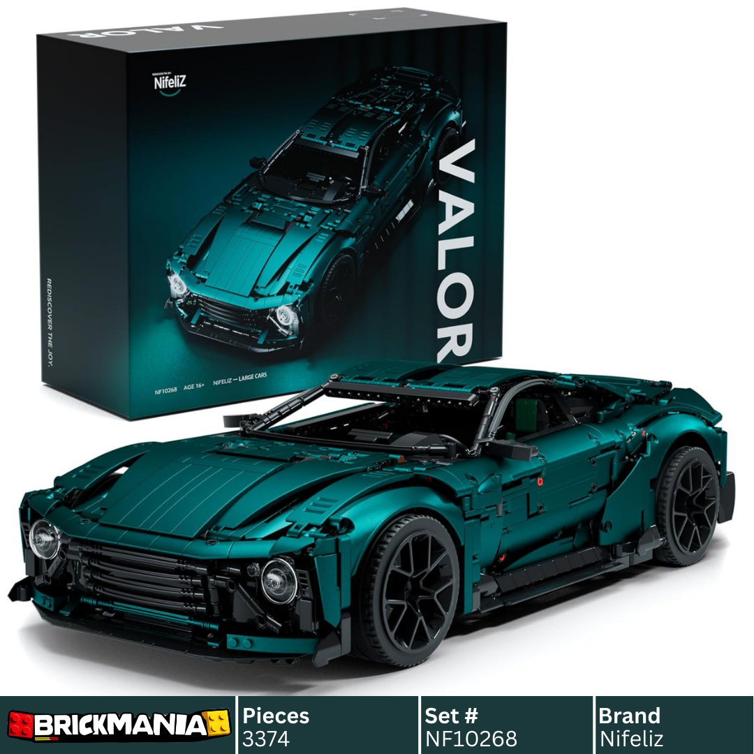 Nifeliz NF10268 Valor Sports Car Building Set | 3374 PCS – Brickmania