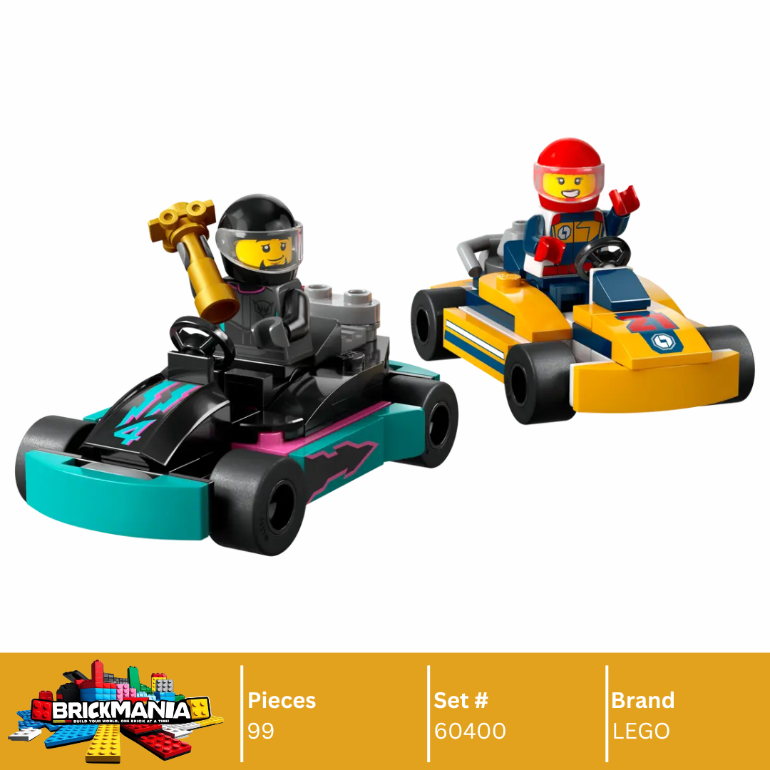 LEGO 60400 Go-Karts and Race Drivers | 99 PCS