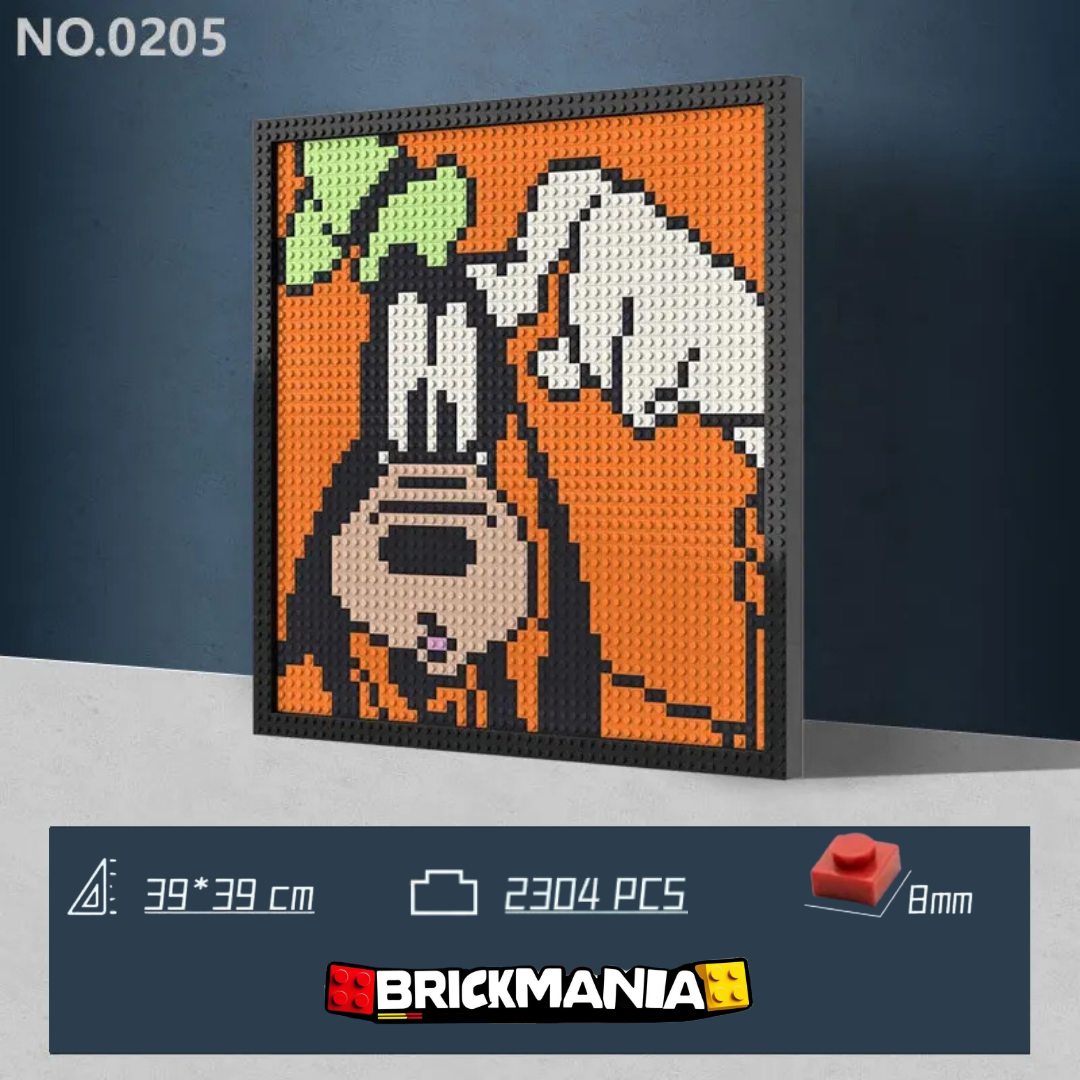 N0205 Goofy Mosaic Wall Art | 2304 PCS