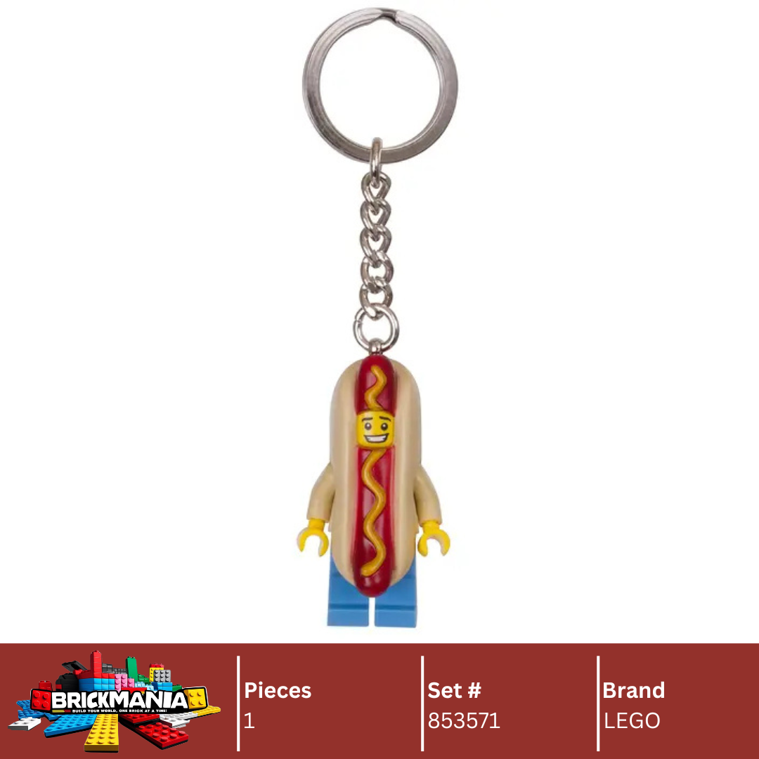 LEGO Hot Dog Guy Key Chain