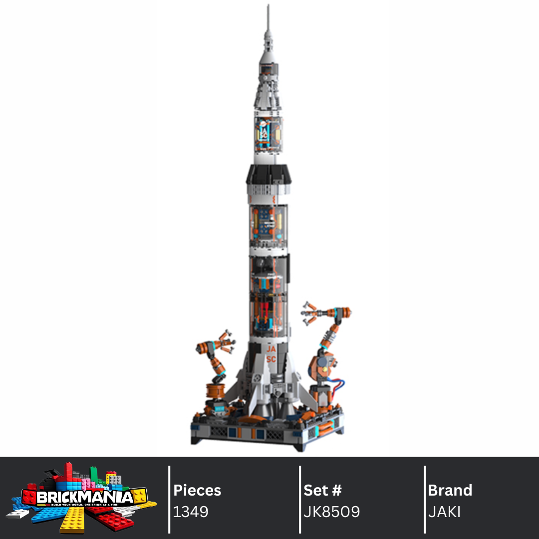 Jaki JK8509 Rocket Launcher Satellite Spaceship Building Toy Set | 1349 PCS