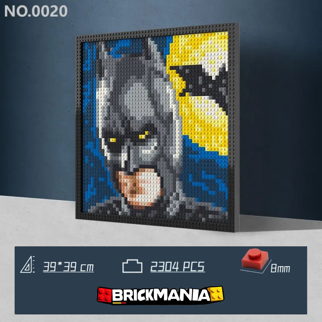 N0020 Batman Mosaic Wall Art | 2304 PCS