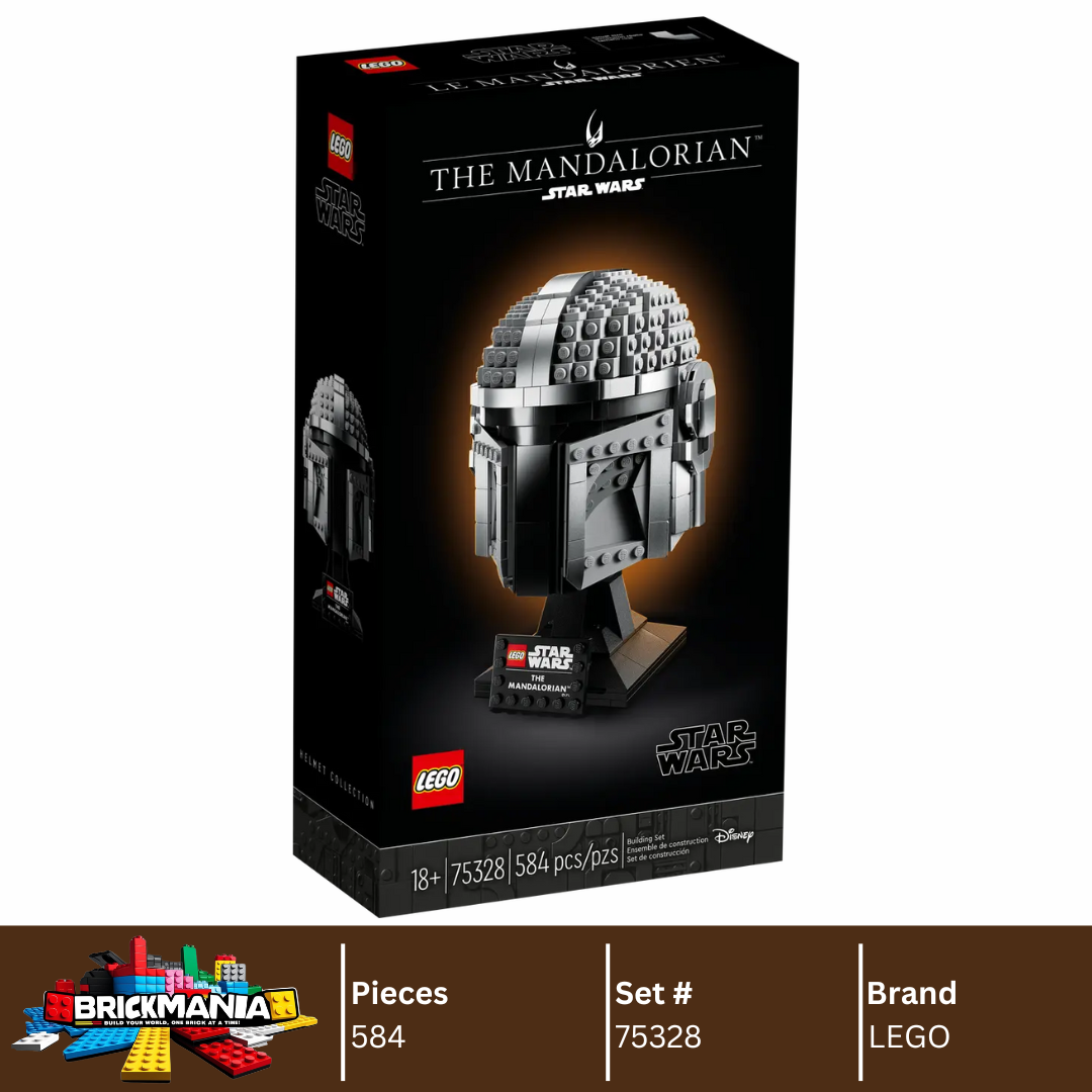 LEGO 75328 Star Wars The Mandalorian™ Helmet | 584 PCS | Damaged box