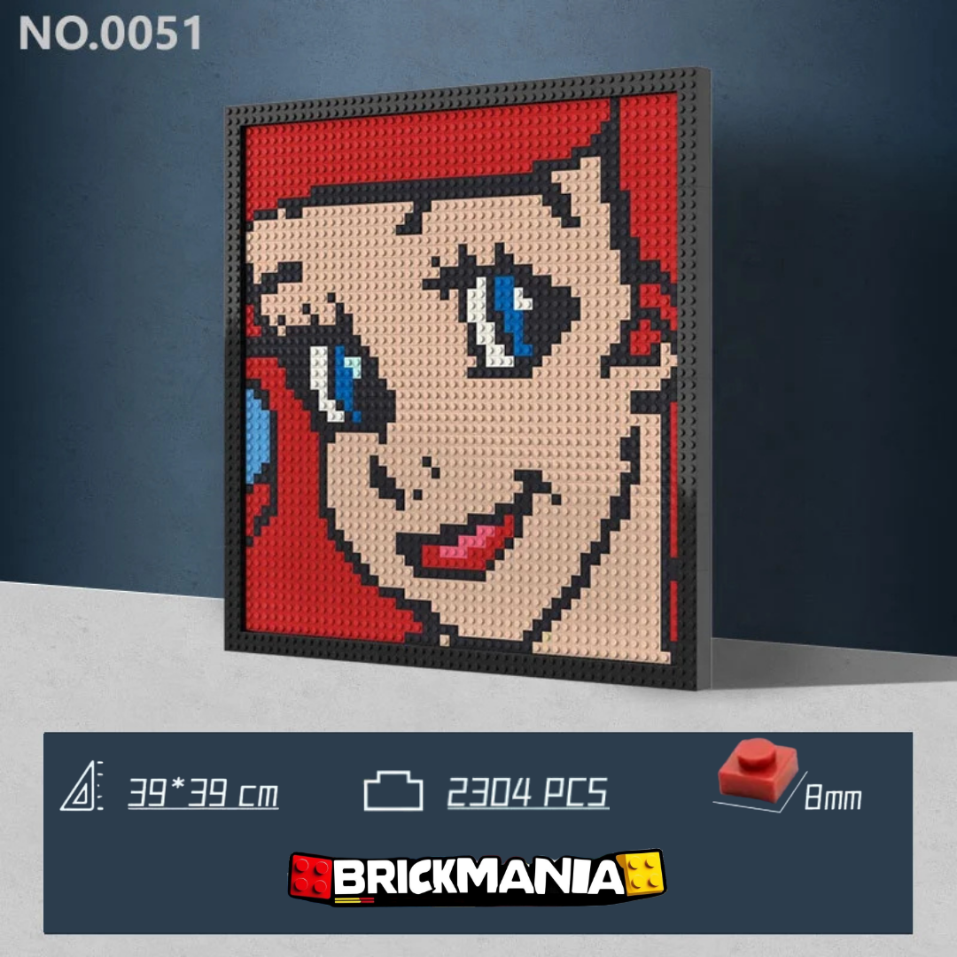 N0051 Ariel Mosaic Wall Art | 2304 PCS