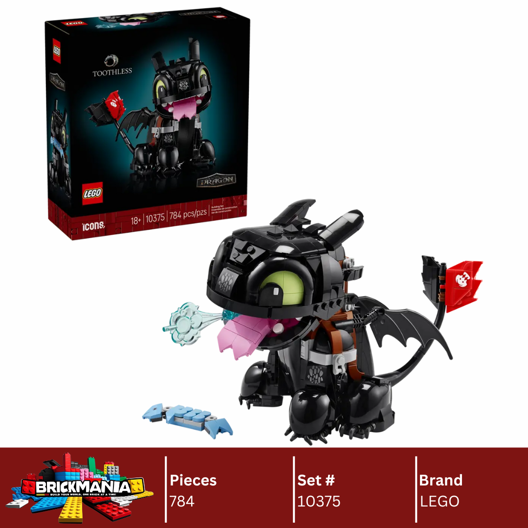 LEGO 10375 Icons How to Train Your Dragon: Toothless | 784 PCS