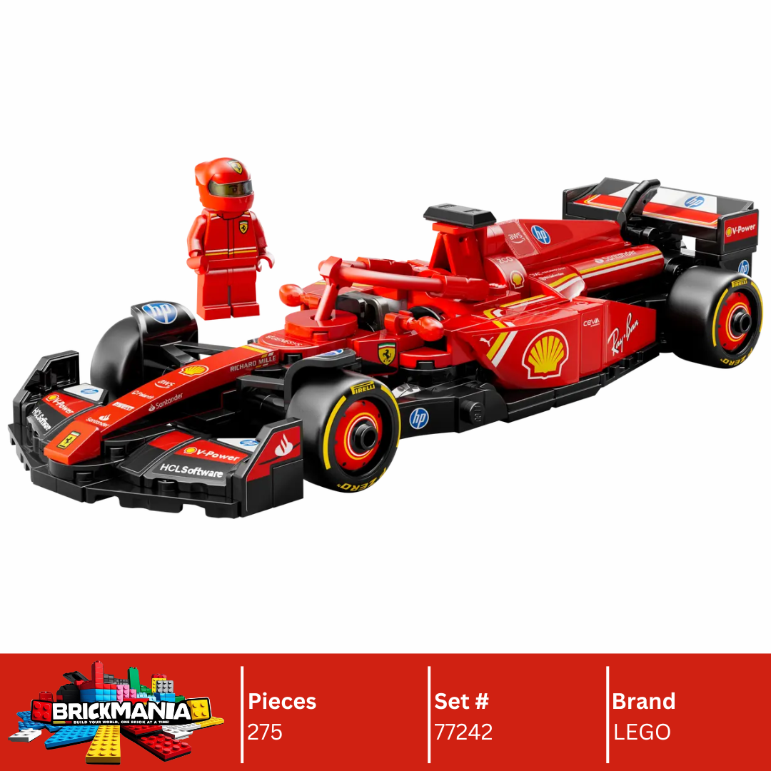 LEGO 77242 Speed Champions Ferrari SF-24 F1® Race Car | 275 PCS