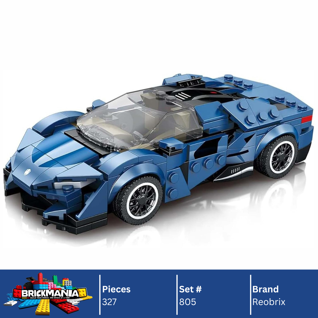 Reobrix 805 Agera Blue Building Toy Set | 327 PCS