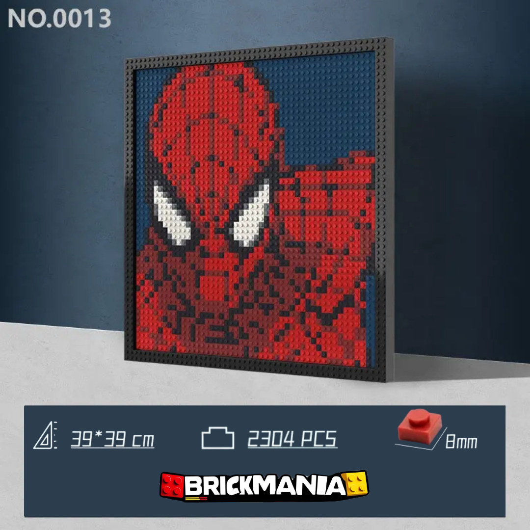 N0013 Spider-Man Mosaic Wall Art | 2304 PCS