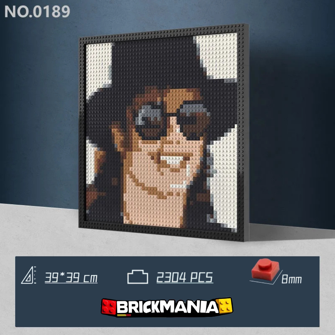 N0189 Michael Jackson Mosaic Wall Art | 2304 PCS