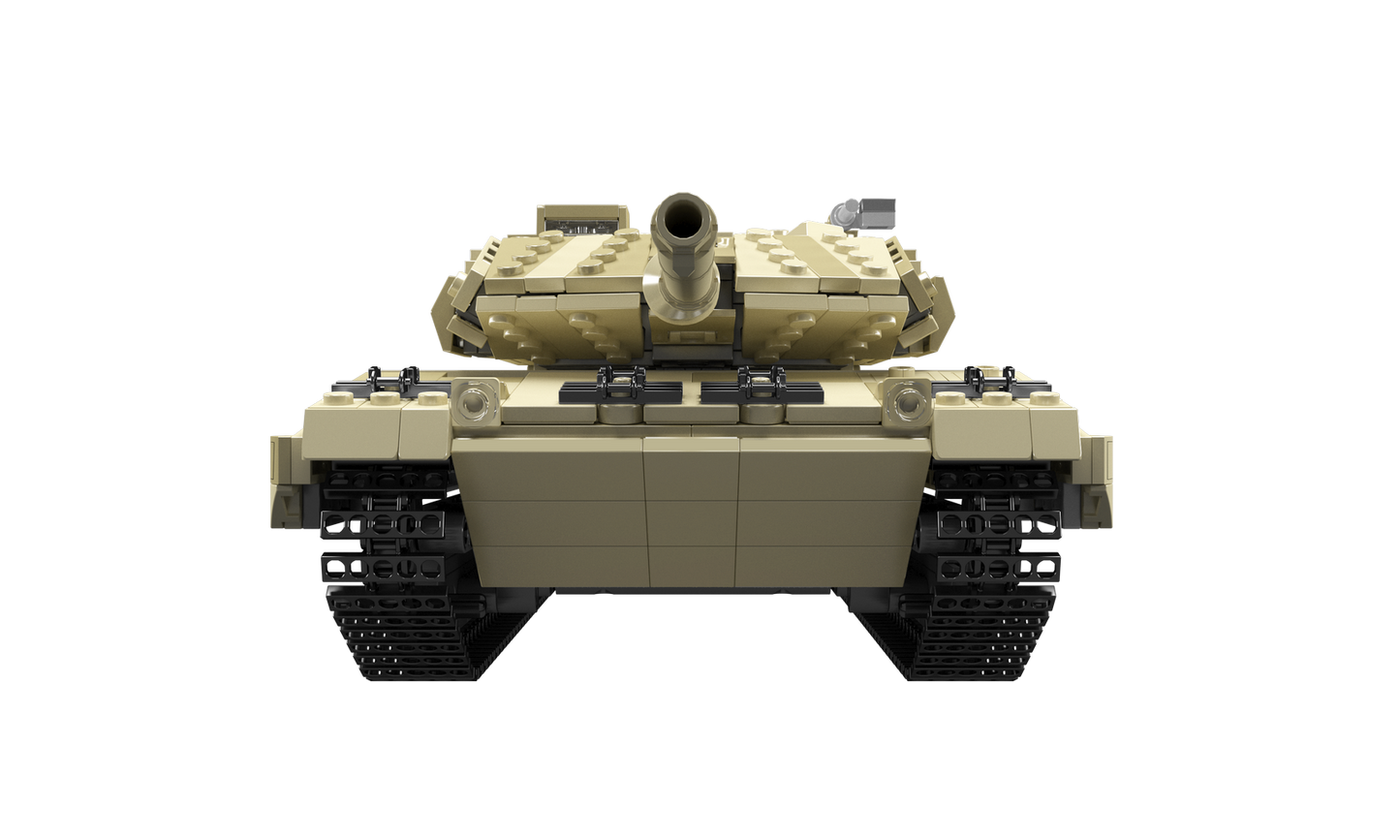 Mould King 20020S Remote Controlled LEOPARD 2 Tank Building Toy Set | 1,100 Pcs