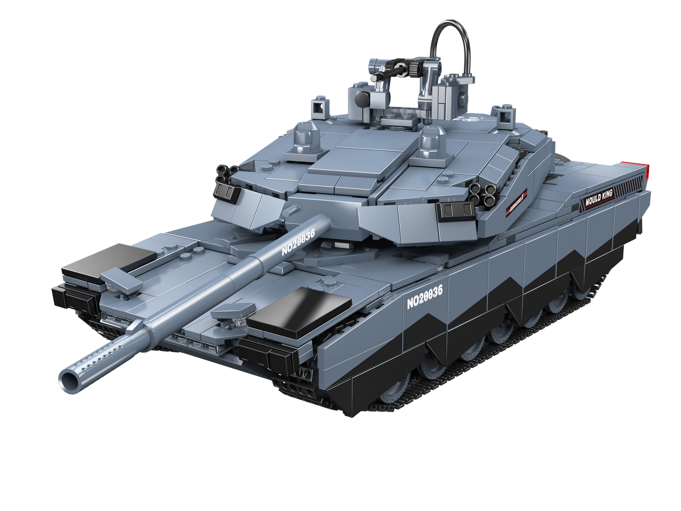 Mould King 20036 Military Abrams X Tank Model Building Toy Set | 1192 PCS