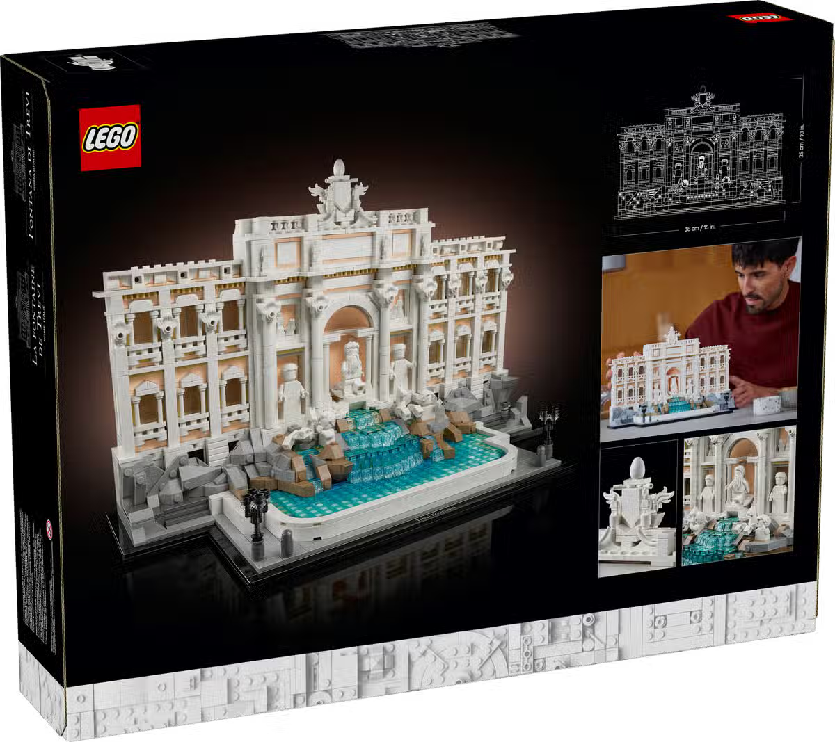 LEGO 21062 Architecture Trevi Fountain | 1880 PCS