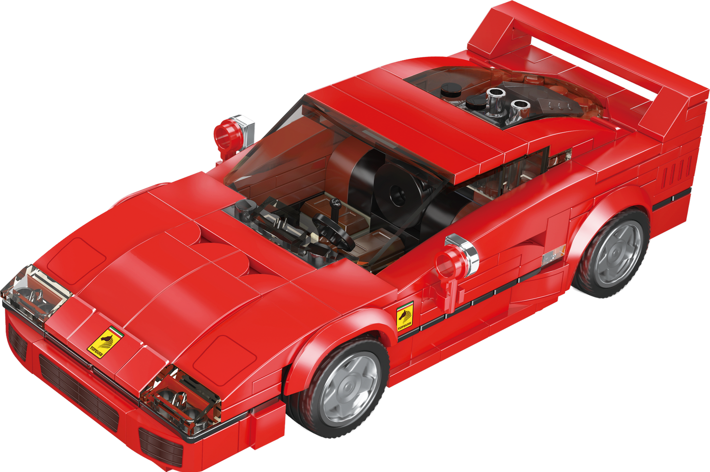 Mould King 27038S Rosso Corsa F40 Car Model Building Toy Set | 378 PCS