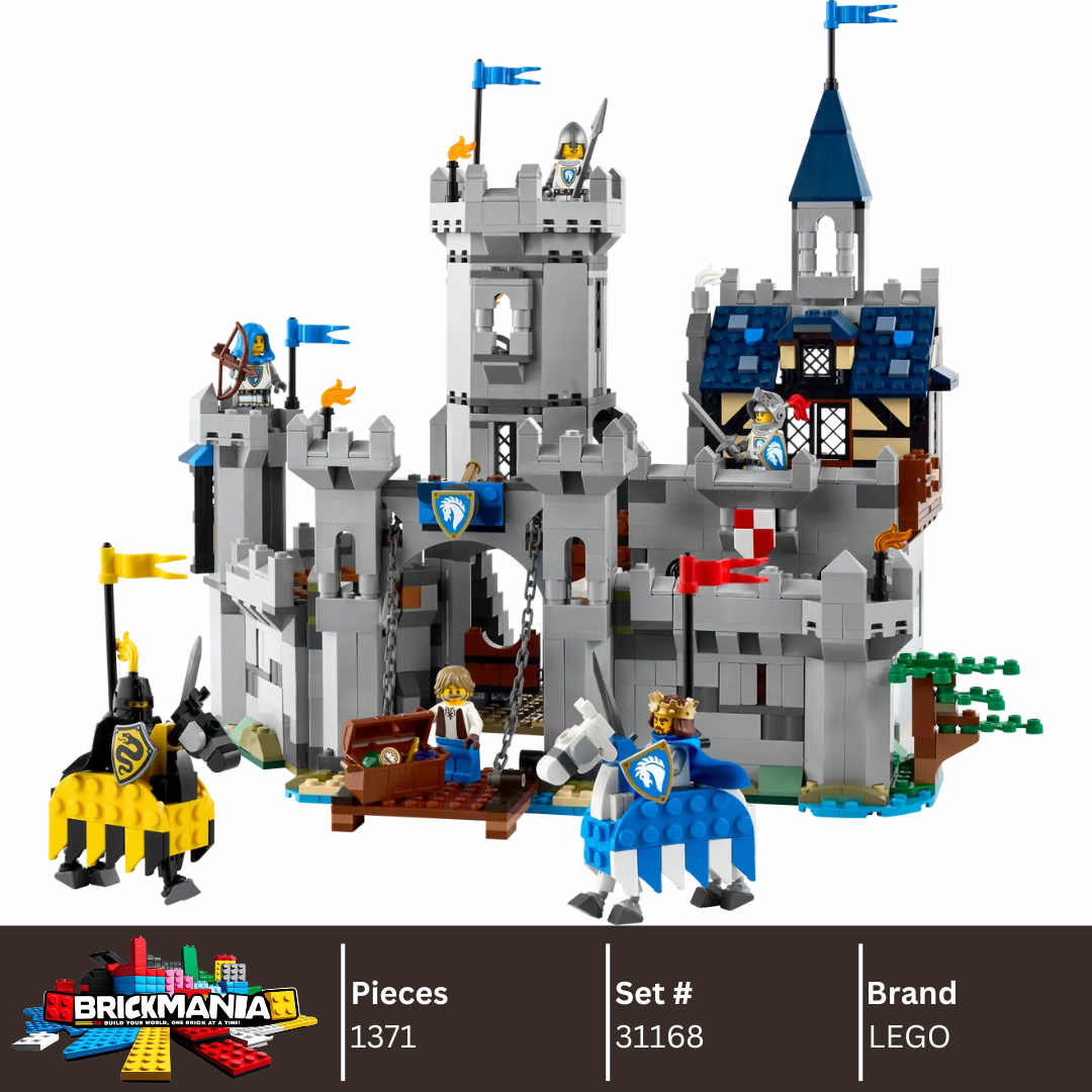 LEGO 31168 Creator 3in1 Medieval Horse Knight Castle | 1371 PCS