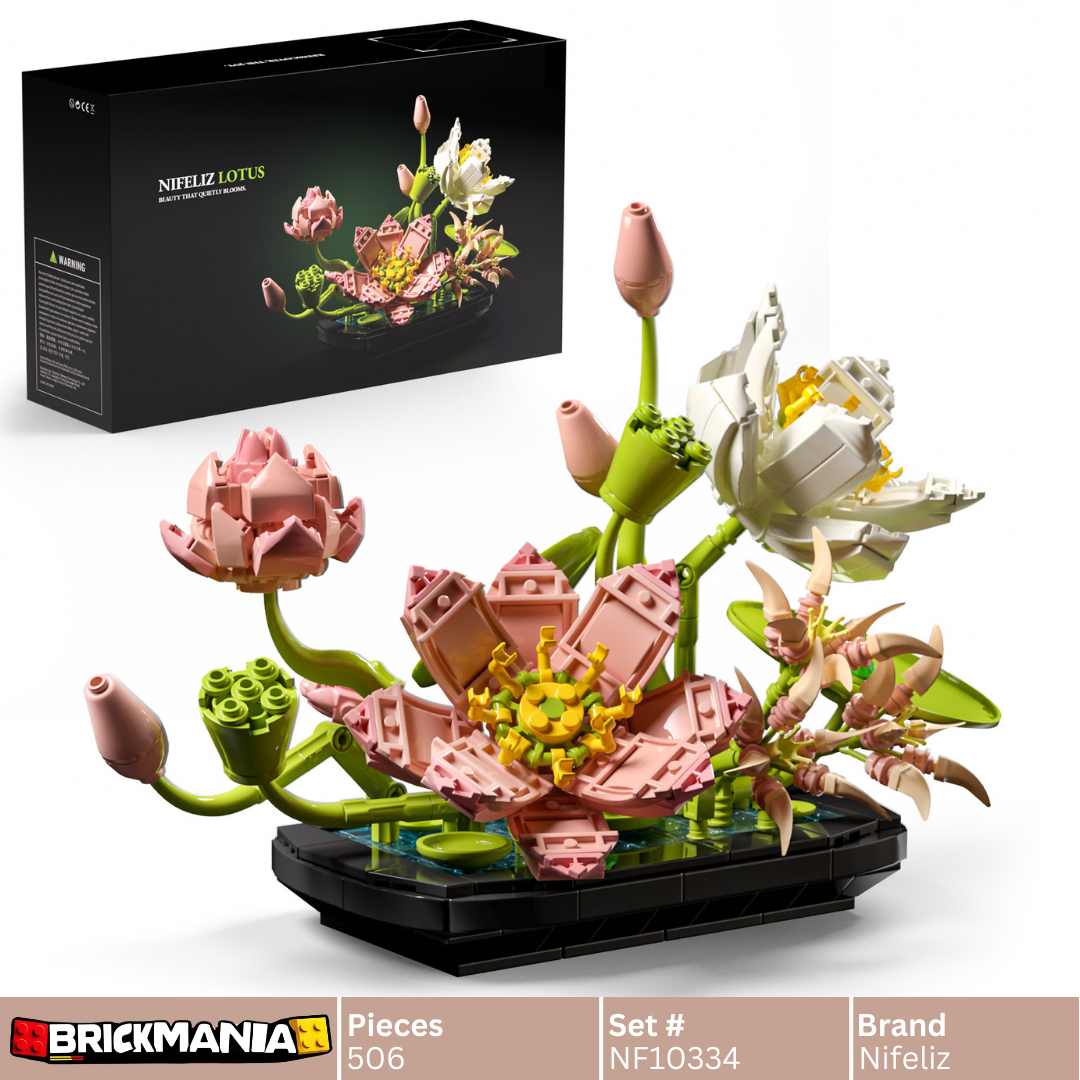 Nifeliz NF10334 Lotus Building Set | 506 PCS – Brickmania