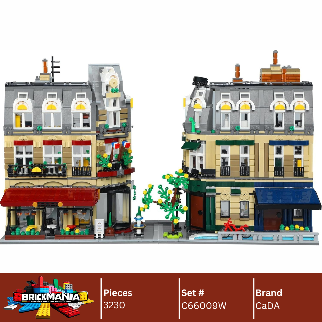 CaDA C66009W Paris Restaurant Building Toy Set | 3230 PCS