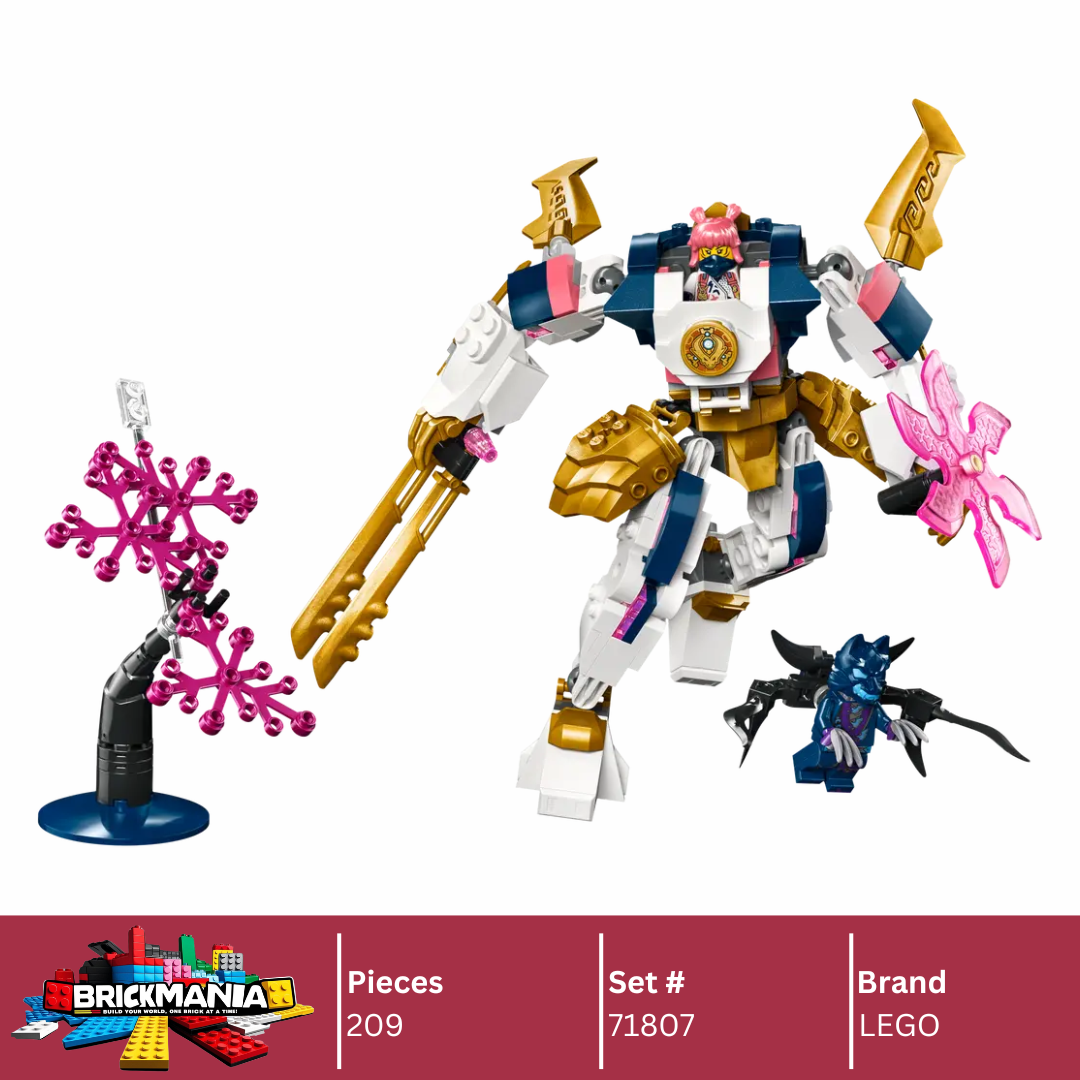LEGO 71807 Ninjago Sora's Elemental Tech Mech | 209 PCS