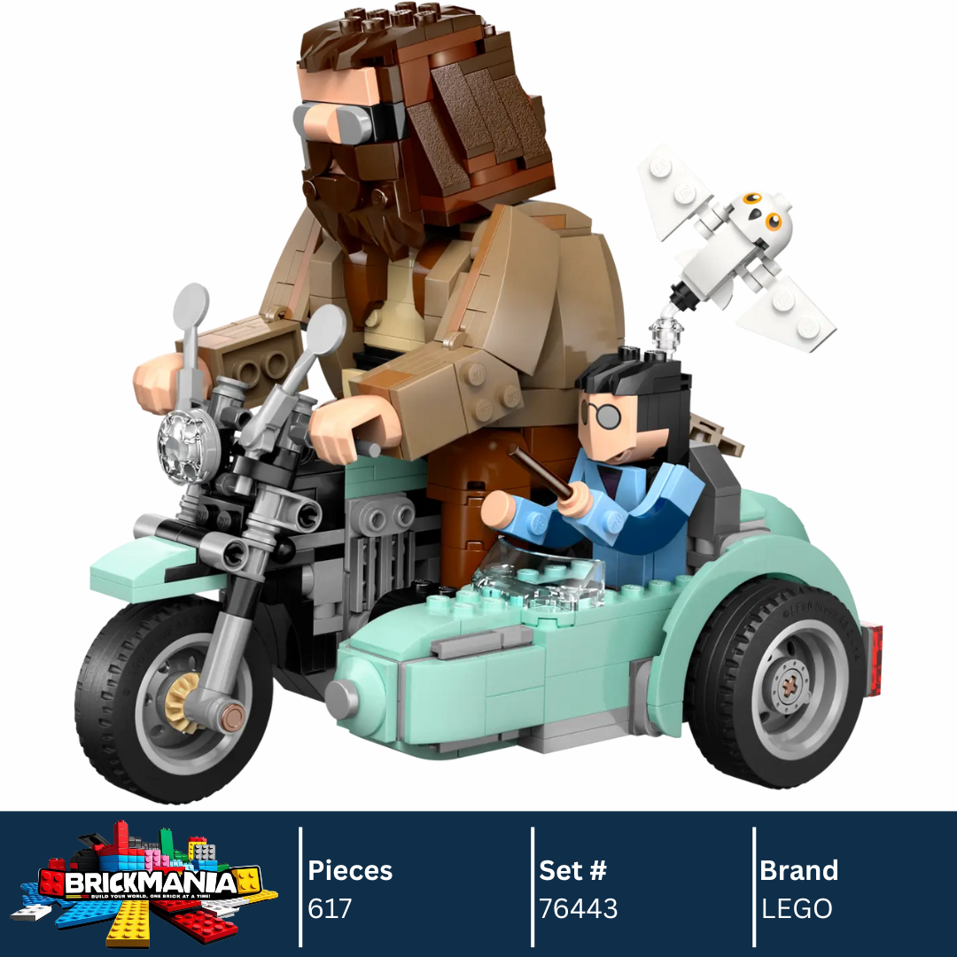 LEGO 76443 Harry Potter Hagrid™ & Harry's Motorcycle Ride | 617 PCS