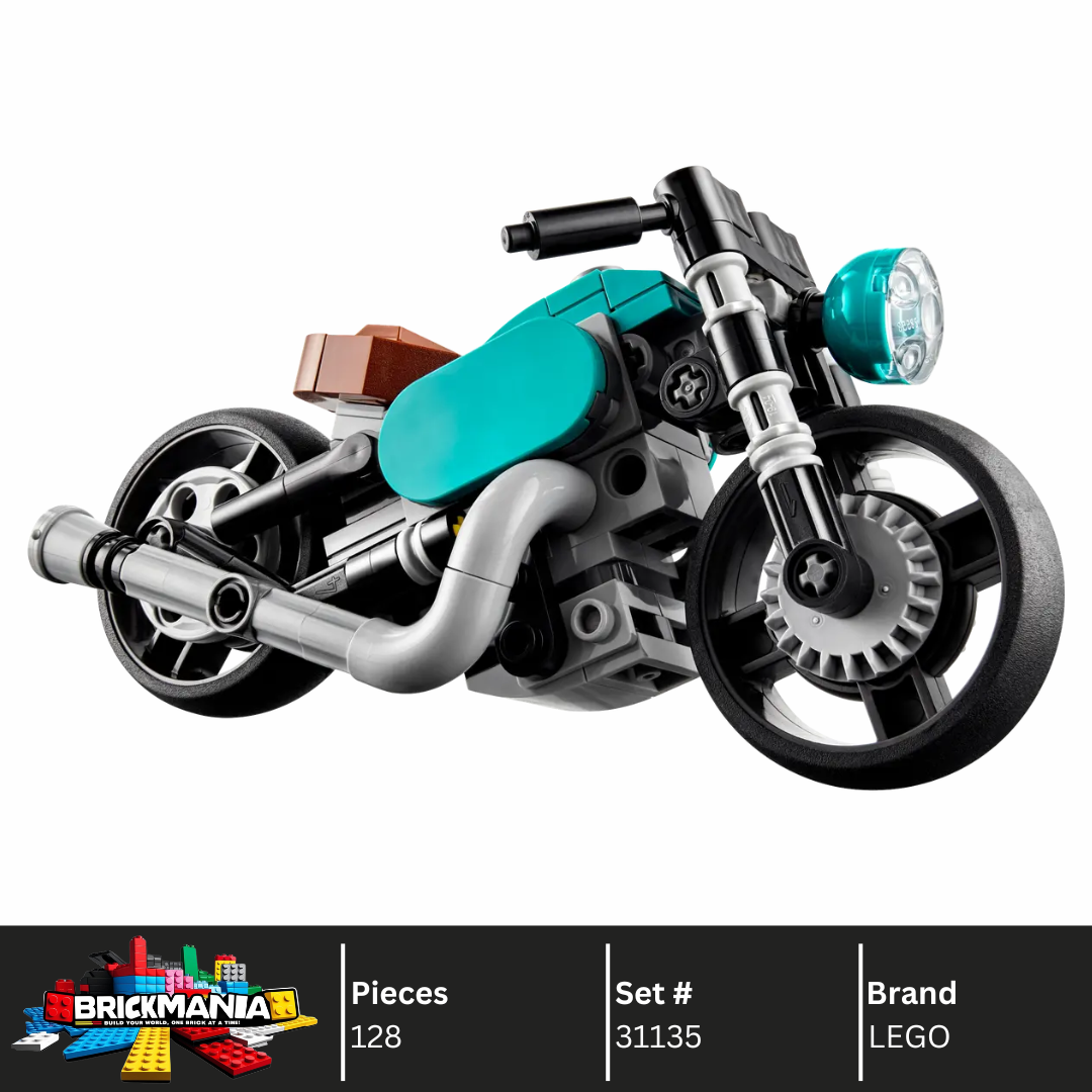 LEGO 31135 Creator 3in1 Vintage Motorcycle | 128 PCS | Damaged box