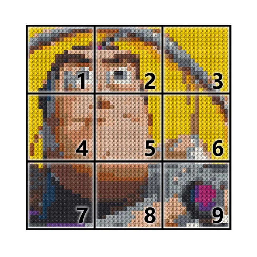 N0034 Buzz Lightyear Mosaic Wall Art | 2304 PCS