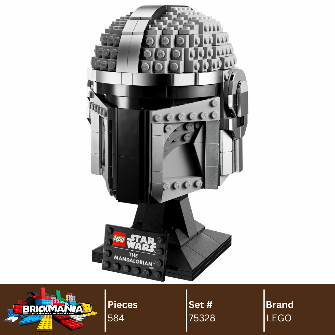 LEGO 75328 Star Wars The Mandalorian™ Helmet | 584 PCS | Damaged box