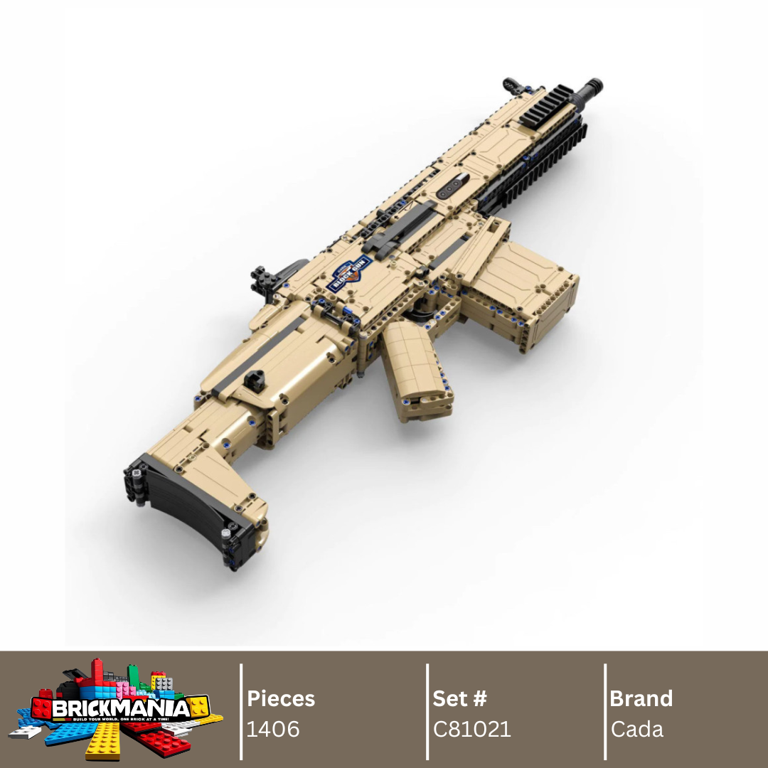 Cada C81021 FN SCAR 17S Building Toy Set | 1406 PCS