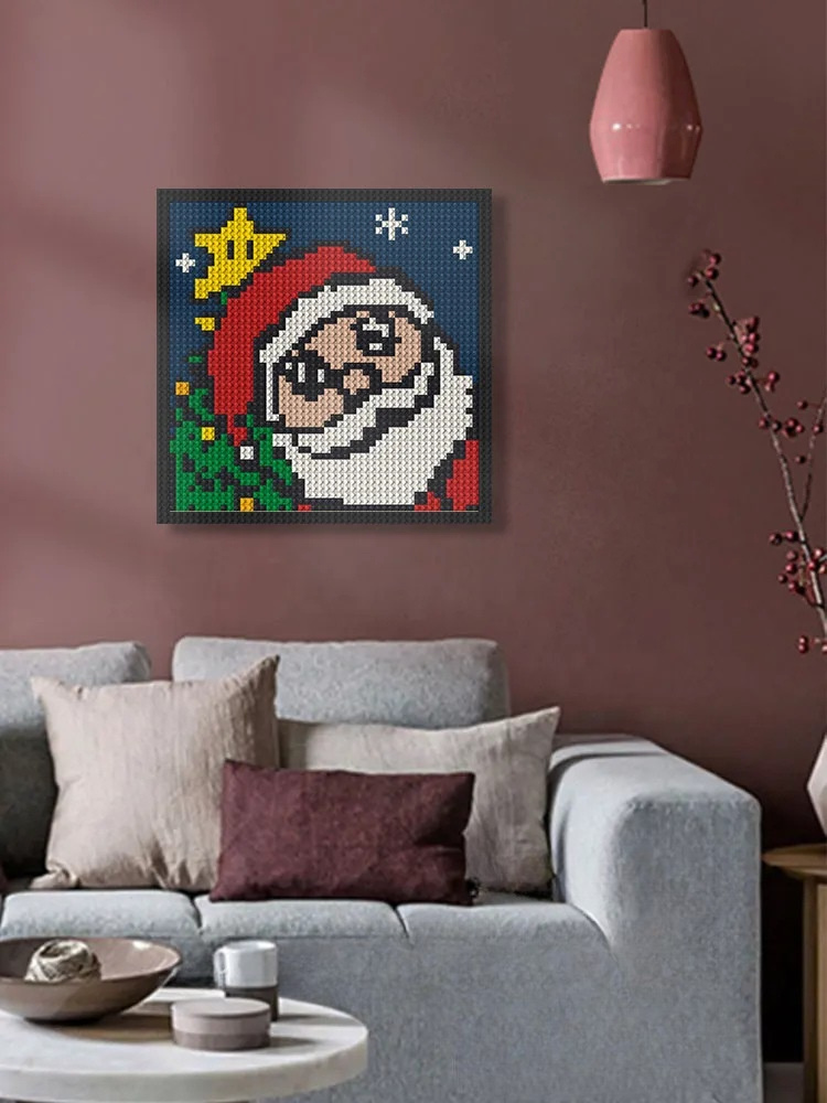 N0206 Santa Mario Mosaic Wall Art | 2304 PCS