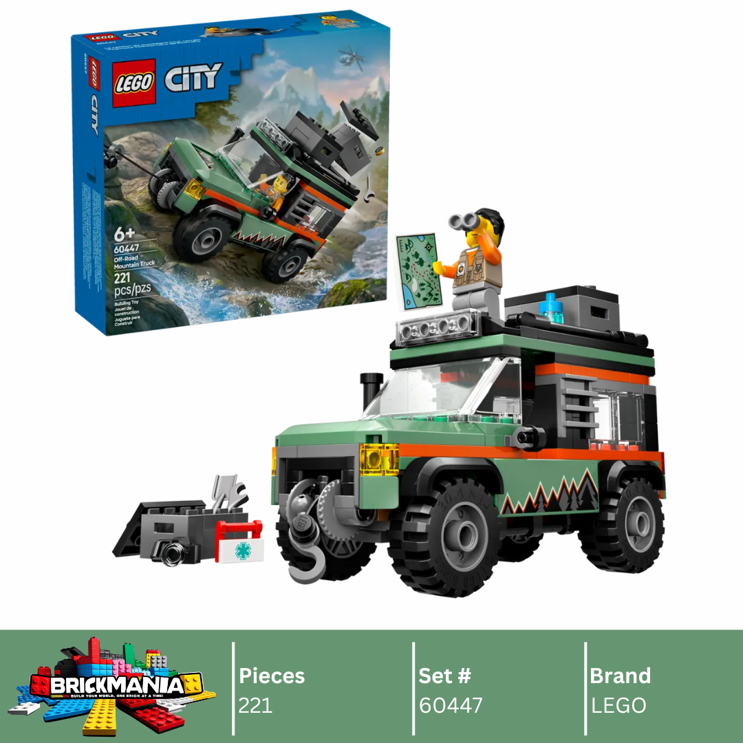 LEGO 60447 Off-Road 4x4 Mountain Truck | 221 PCS