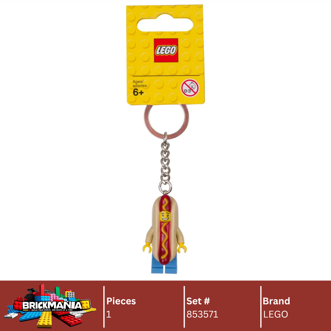 LEGO Hot Dog Guy Key Chain