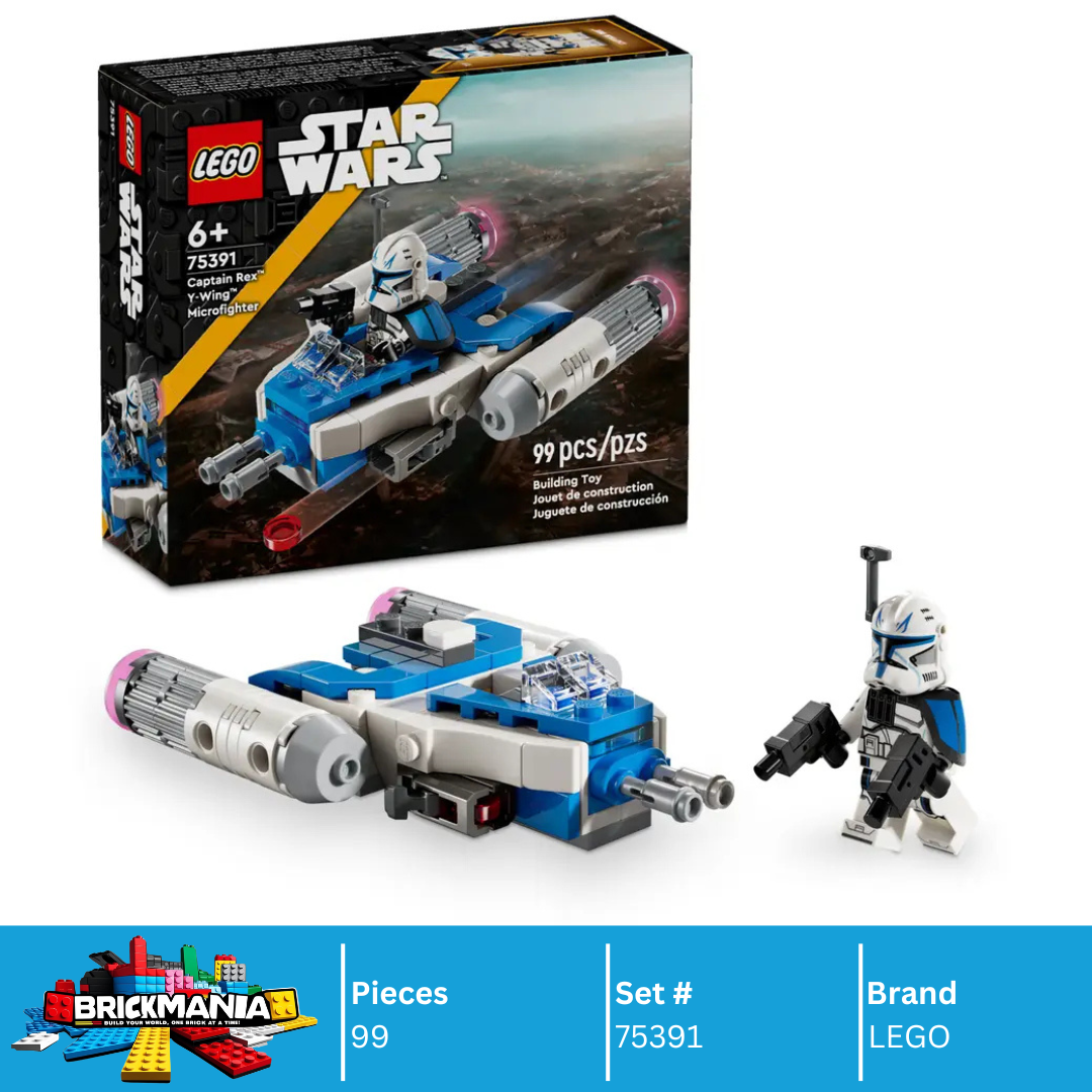 LEGO 75391 Star Wars Captain Rex™ Y-Wing™ Microfighter | 99 PCS