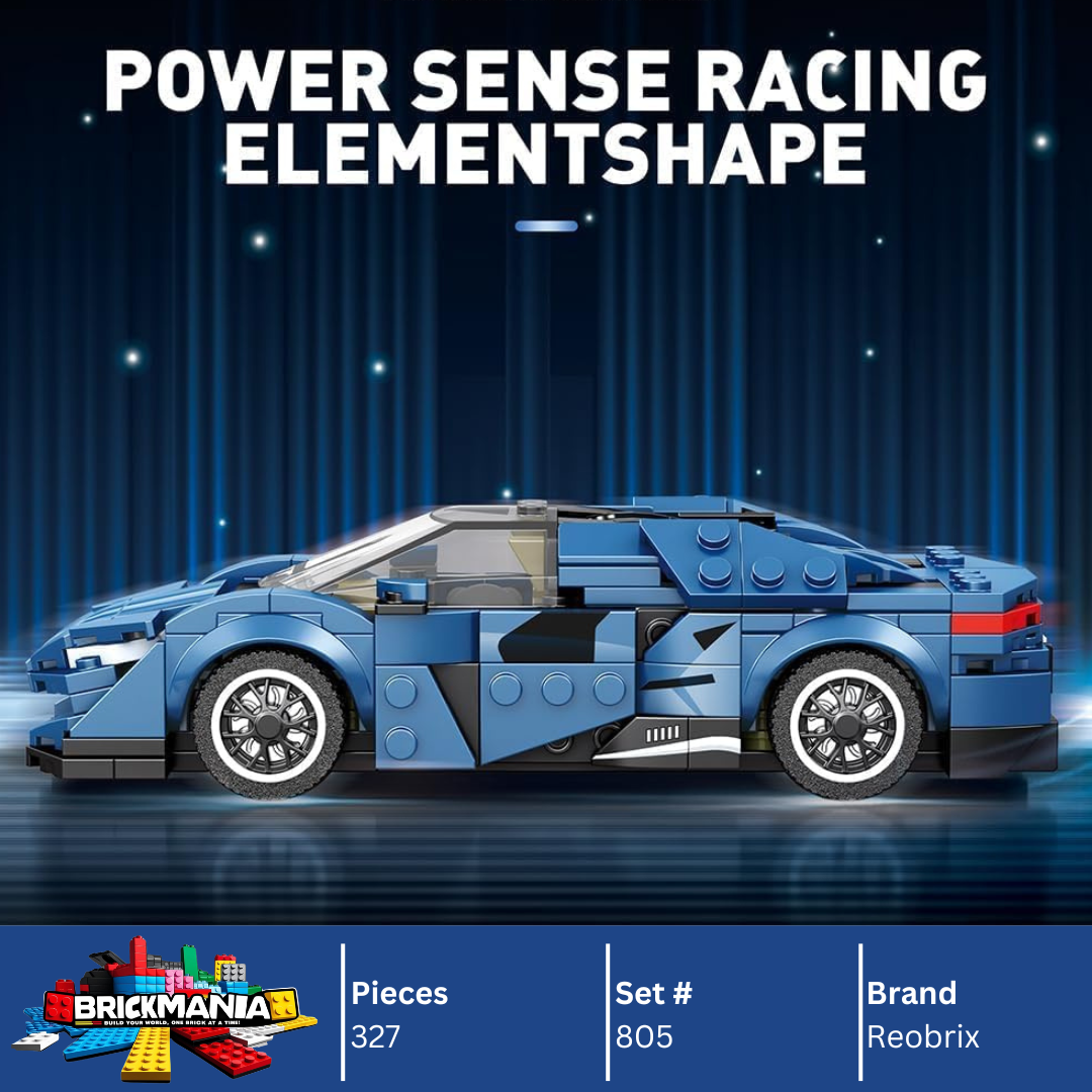 Reobrix 805 Agera Blue Building Toy Set | 327 PCS
