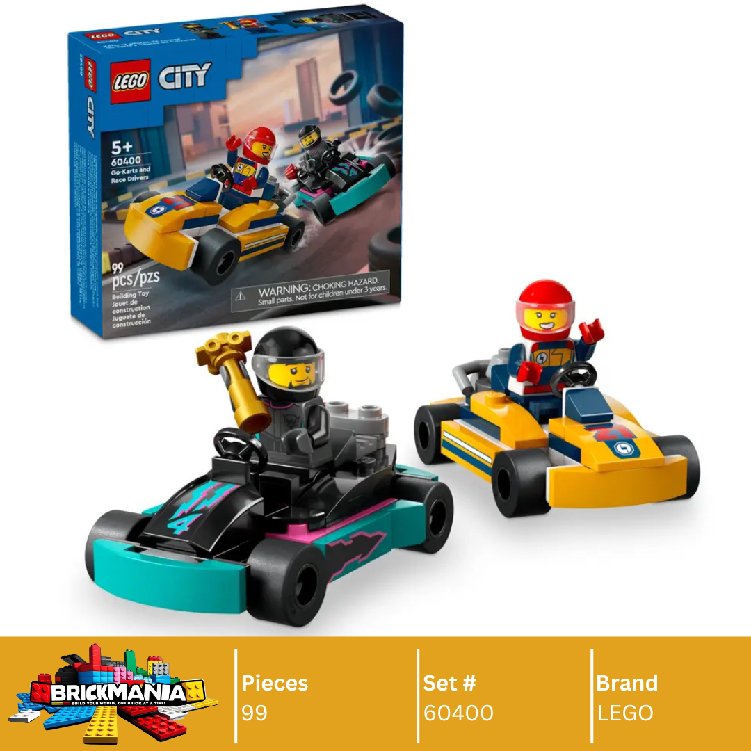 LEGO 60400 Go-Karts and Race Drivers | 99 PCS