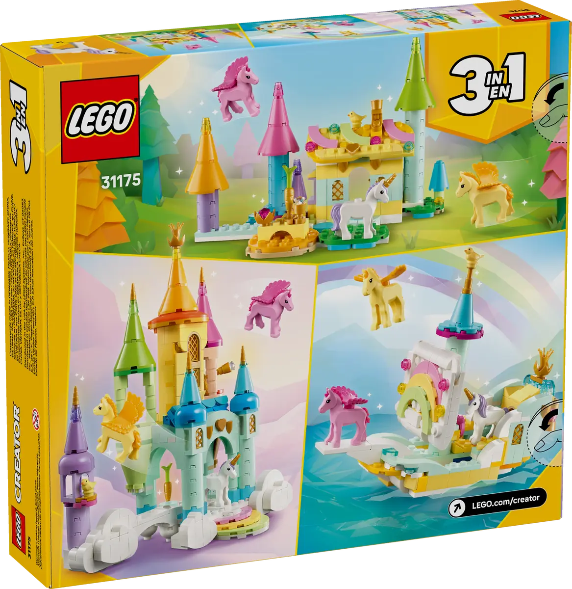 LEGO 31175 Creator 3in1 Unicorn Castle | 390 PCS